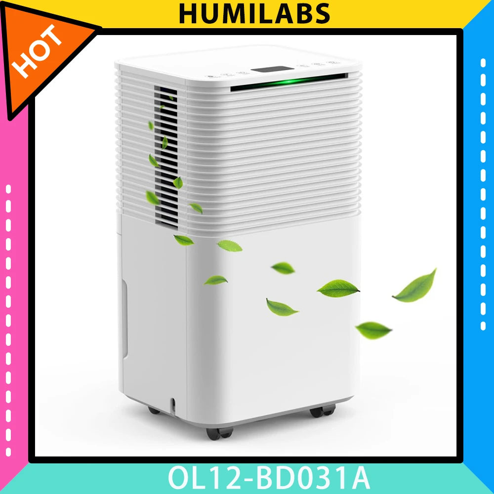 Déshumidificateur d'air 12 L/jour — 3 modes, minuterie 24 h